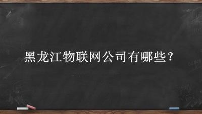 黑龍江物聯網公司
