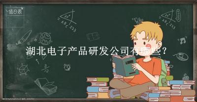 湖北電子產品研發公司